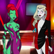 Poison Ivy and Harley Quinn in two chic new dresses.